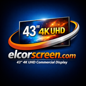 43″ 4K Commercial Display – Ultra-Bright 700 nits