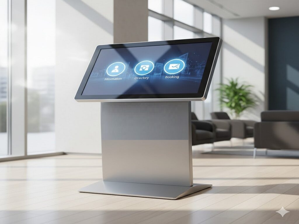 ELCOR 55 inch Floor Mount Touch Screen Kiosk