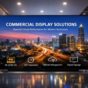 4K 55″ Commercial High-Brightness Digital Signage Display