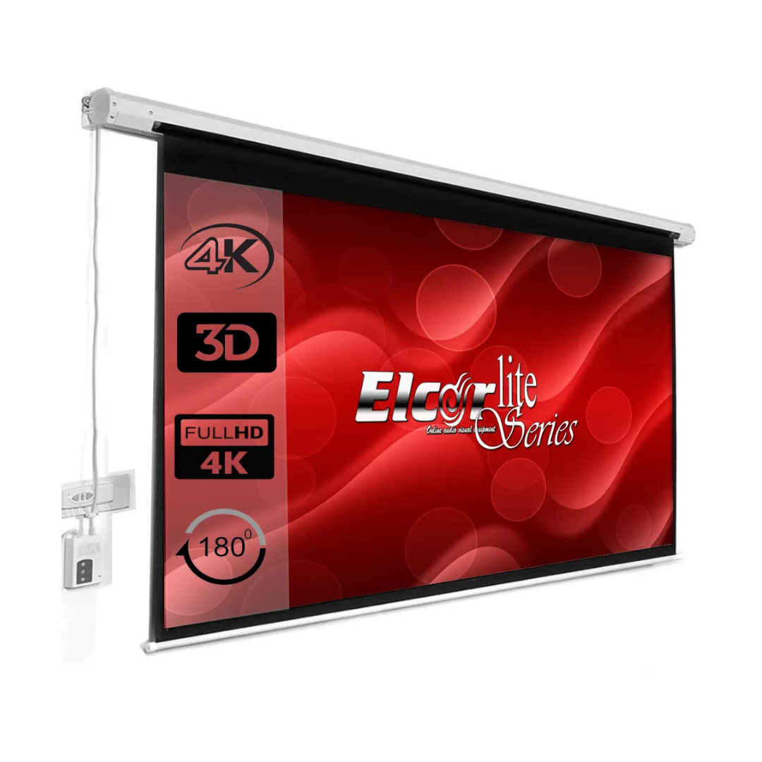 ELCOR Electric motorized projection screen