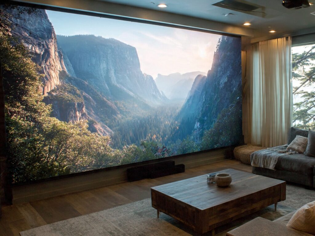 Elcor Custom Electric Motorized Screen