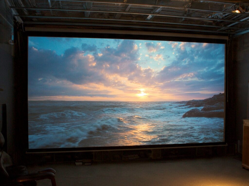 Elcor Custom Size Fixed Frame Screen