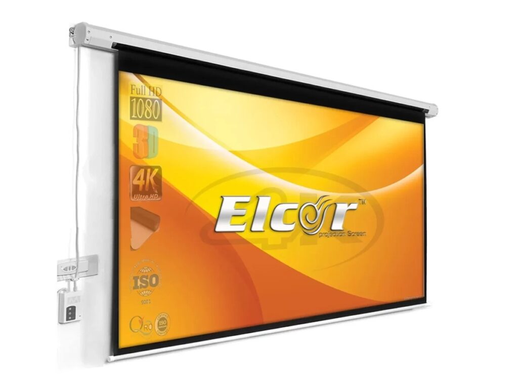 ELCOR Electric Recessed/ In-Ceiling Screens