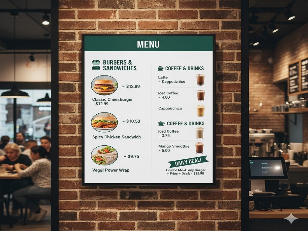 Digital Menu Board