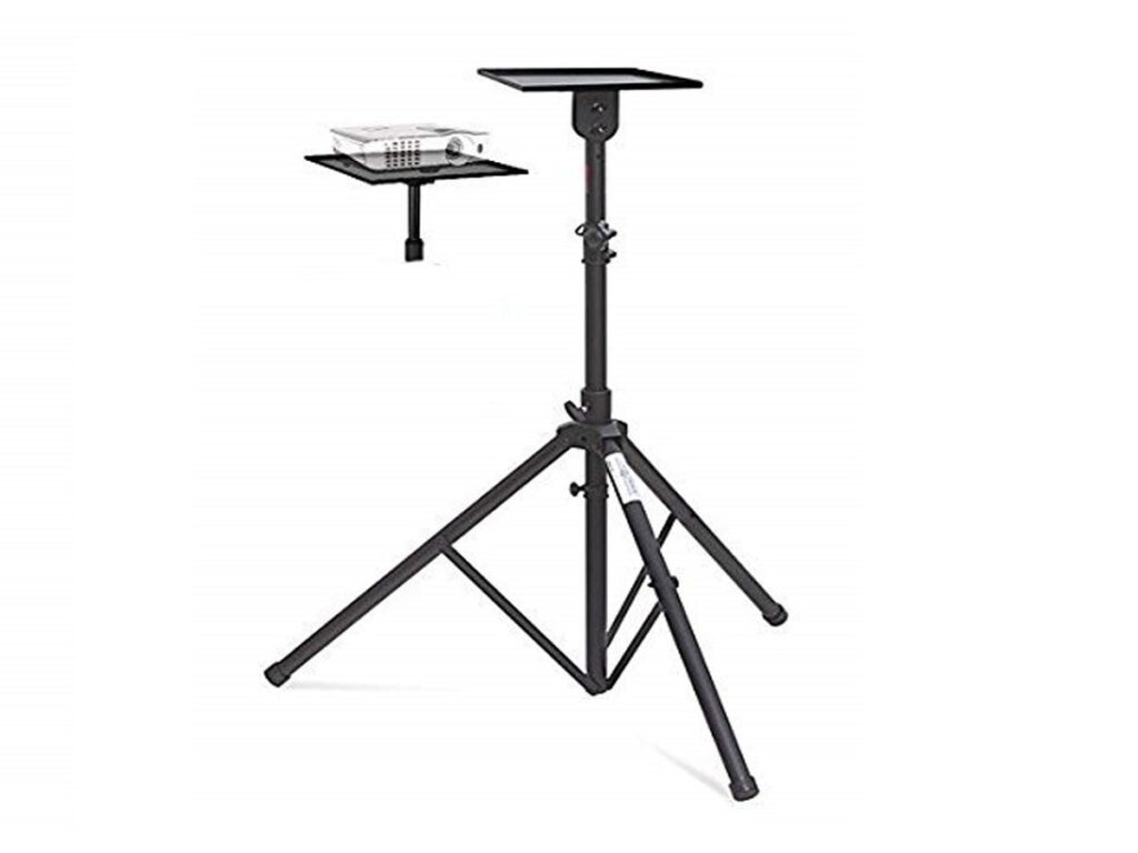 ELCOR Lite Series Heavy-Duty Adjustable Projector Floor Stand 44–72, 15 kg Indoor/Outdoor