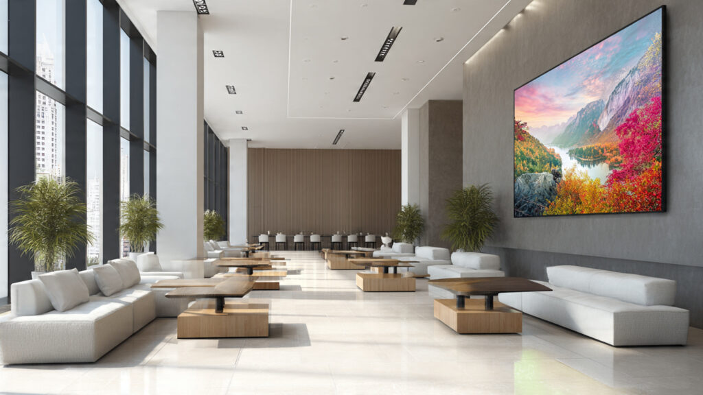 ELCOR 55-Inch 4K UHD Commercial Display — 16×7 Industrial Grade 400 Nits Android eShare