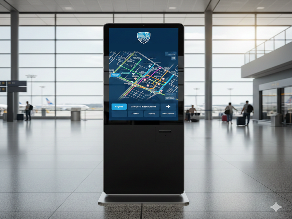ELCOR 55 inch Wayfinding Kiosk