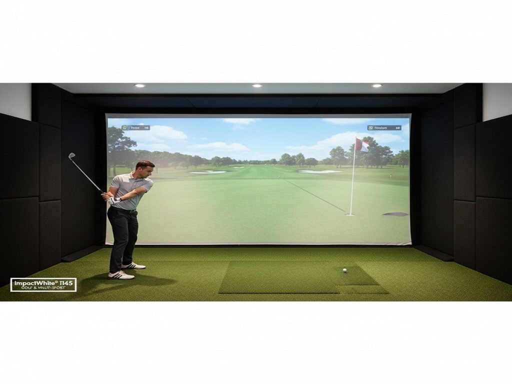 ImpactWhite® 1145 Golf & Multi-Sport Simulation Screen Material